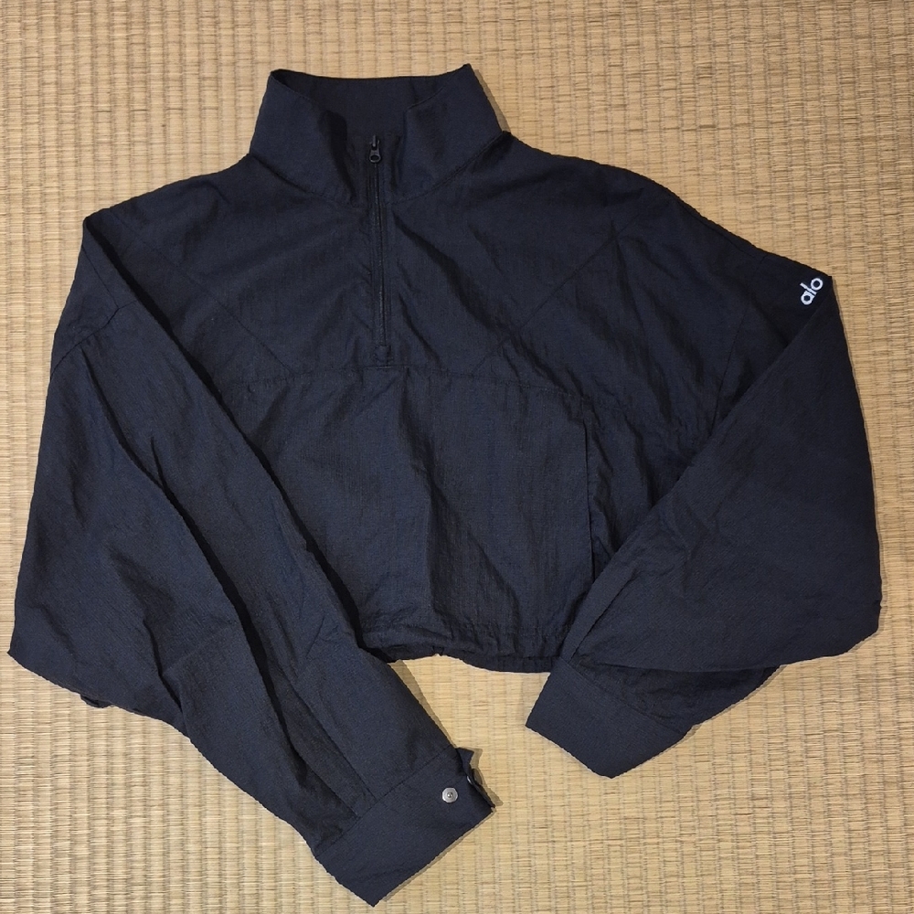 Alo Yoga Cropped 1/4 Zip Aerial Pullover